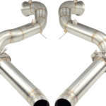 mercedes c63 w205 catted and catless downpipes